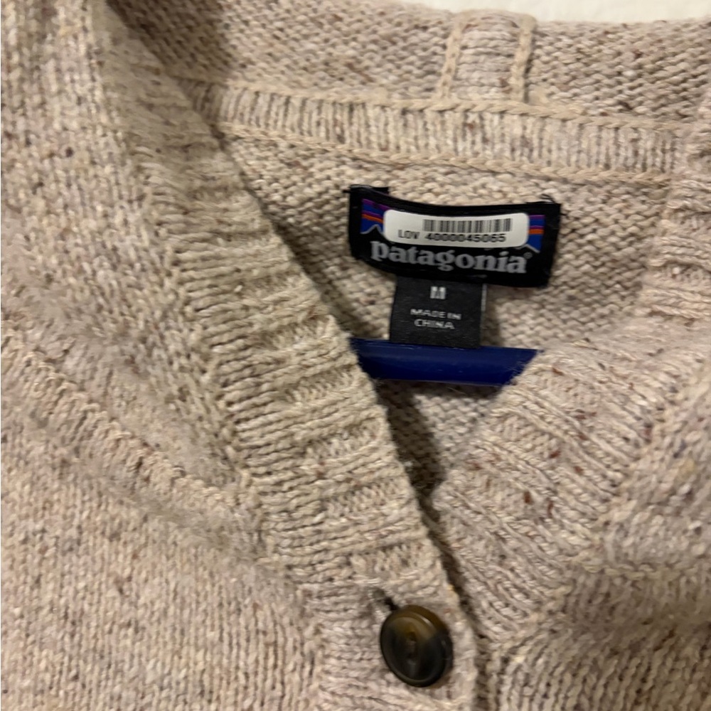 Patagonia Beige Cowl Neck Sweater - Picture 2 of 3